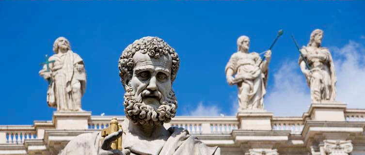 St Peter statue, St Peter's Basilica, Vatican City