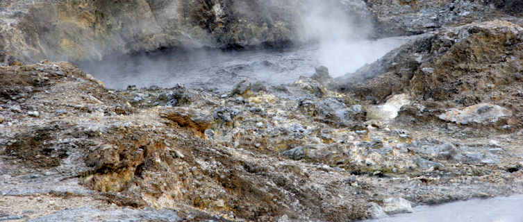 Sulphur springs, Soufriere, St Lucia