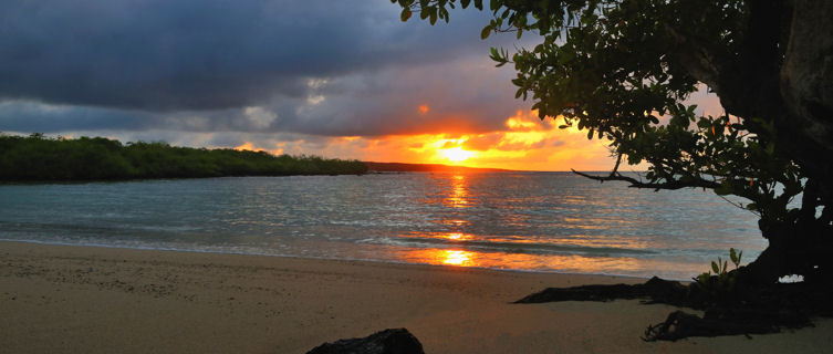 Sunrise in the Galapagos, Ecuador