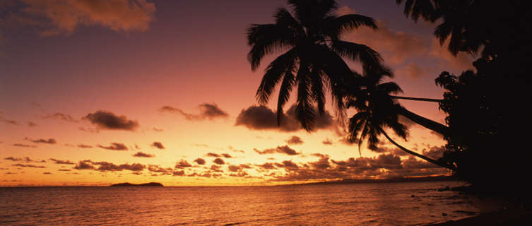 Sunset in Fiji