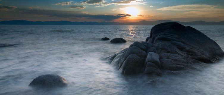 Sunset on Lake Tahoe, Nevada