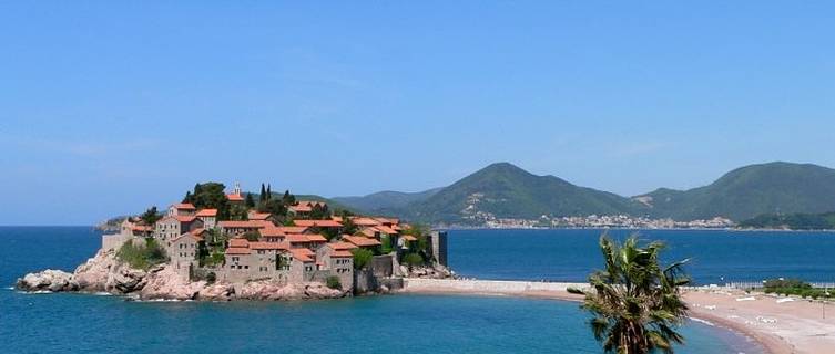 Sveti Stefan's island town