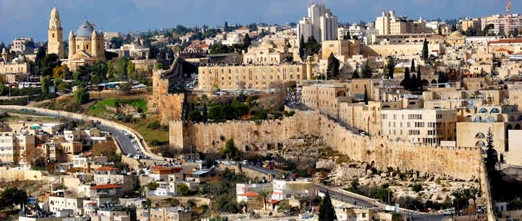 The holy city of Jerusalem, Palestine