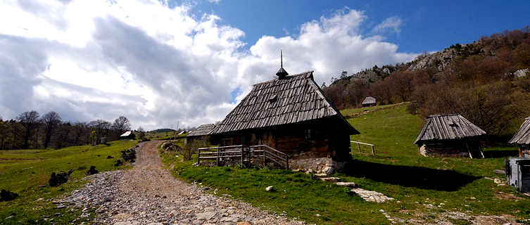 Traditional mountain village, Tara, Serbia