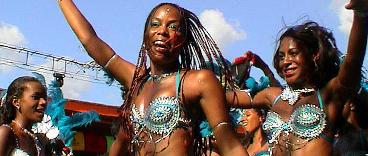 Trinidad carnival dancers