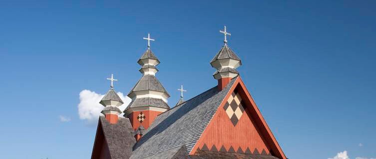 Ukranian inspired Church, Saskatchewan