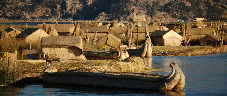 Uros islands, Lake Titicaca