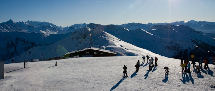 View from the western summit, Hinterglemm