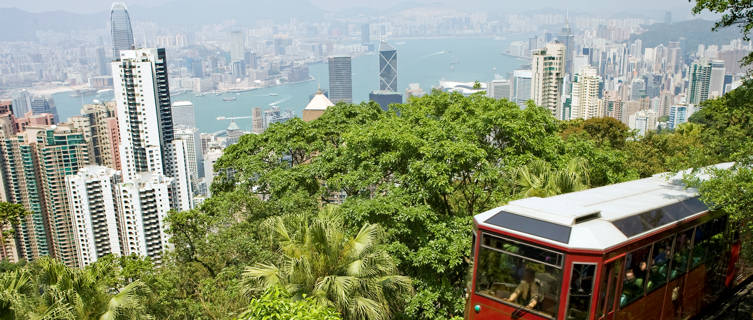 View over Hong Kong