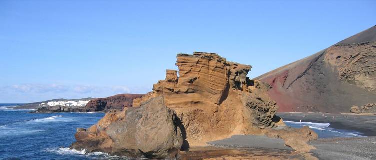 Volcanic Beach at El Golfo, Lanzarote