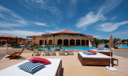 Relax around the pool after a hard day's hiking