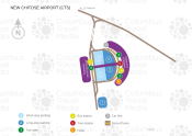New Chitose Airport (Sapporo) map