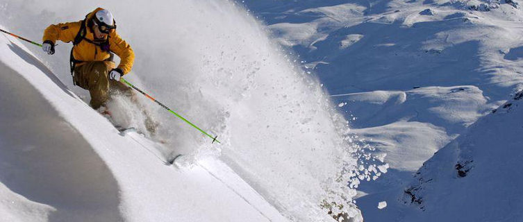 Skiing in Les Menuires