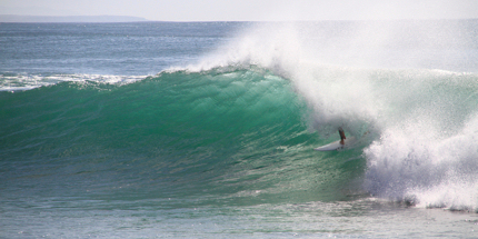 Riding the waves in Portugal