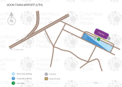 Udon Thani International Airport map